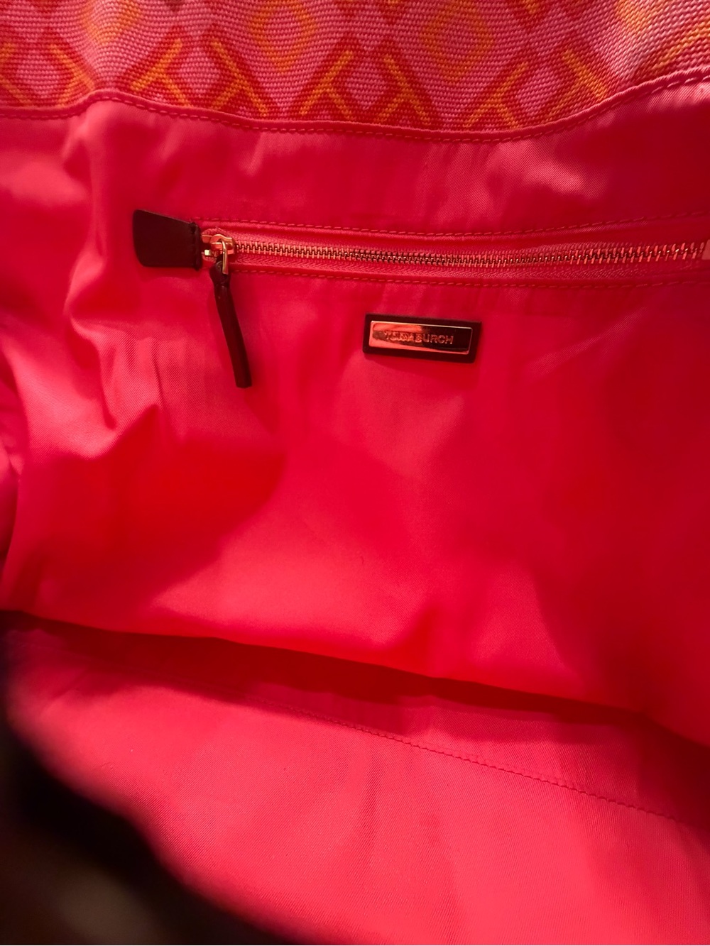 Tory Burch Limited Edition Honeysuckle Printed Canvas Classic Tote - Picture 12 of 13